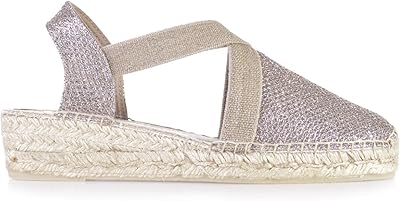 Espadrilles compensées velino pour femme avec bracelet en caoutchouc brillant - taille 41