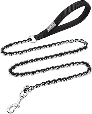 Laisse pour chien anti-mastication pour chiens de taille moyenne et grande, laisse anti-morsure
