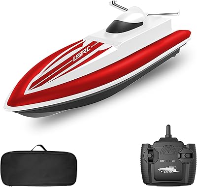 Bateau de course télécommandé ekam 2,4 ghz, jouet étanche pour lac, piscine, mer
