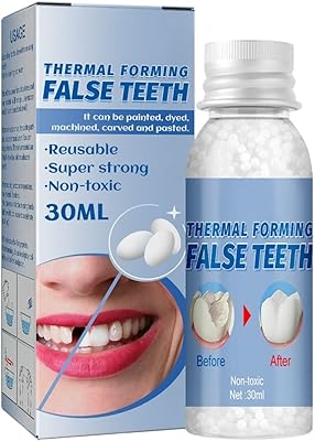 30 ml de fausses dents moulables granulés de réparation dentaire perles dentaires remplissage temporaire pour racine. Commandez malin, vivez mieux avec Diaytar