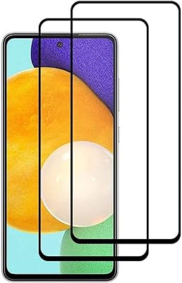 Protection d'écran en verre trempé pour samsung galaxy a53 5g avec couverture