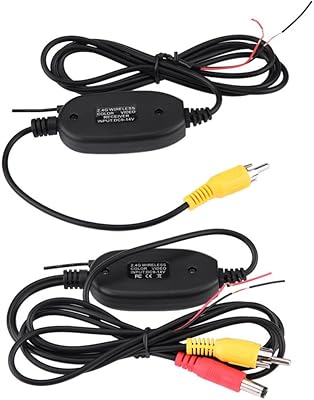 Kit récepteur vidéo rca sans fil 2.4g, système de stationnement de voiture, système