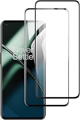Zurligi pour oneplus 11 lot de 2 films de protection d'écran en verre