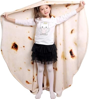 The white shop burritos couverture taille 47 pouces climatiseur tortilla géante design