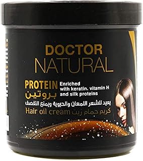 Crème de traitement capillaire aux protéines naturelles avec kératine et vitamine h