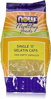 Capsules de gélatine simples now foods (0), environ 1000 capsules vides, poids net