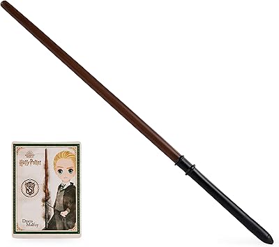 Baguette magique harry potter de wizarding world, 12 pouces avec carte de sort