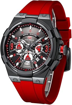 Montre de sport décontractée mini focus pour hommes (multifonction-étanche-lumineuse-calendrier) montre avec bracelet