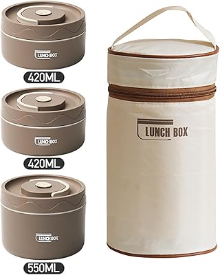 Boîte à déjeuner bento thermique étanche en acier inoxydable tabit ensemble de récipients