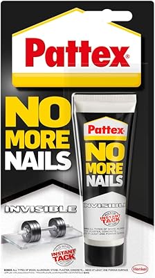 Colle invisible patex no more nails très résistante transparente solide pour une utilisation