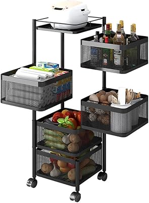 Support de rangement de cuisine multicouche panier fruits et légumes de cuisine support