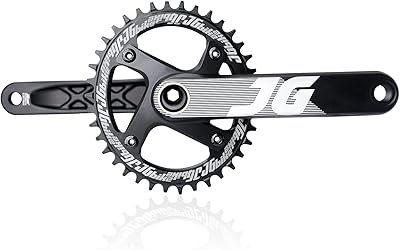 Pédalier de vtt jgbike carré conique 170 mm 104 bcd avec chaîne