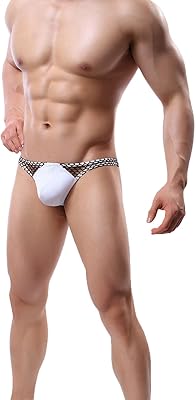 Sous-vêtements pour hommes, couleur unie, maille glacée, slip sexy taille basse, bikini sexy