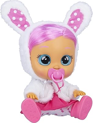 Cry babies dressy connie - poupée bébé 12" | robe rose, veste blanche