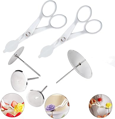 Ensemble d'outils de levage d'ongles de fleurs 6 pièces outils de cuisson