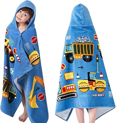 Serviette de bain de plage à capuche pour bébé manteau langer en coton