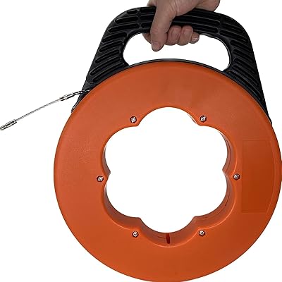 Vgongtech 4,3 mm 100 pieds enrouleur de ruban de poisson extracteur de câble