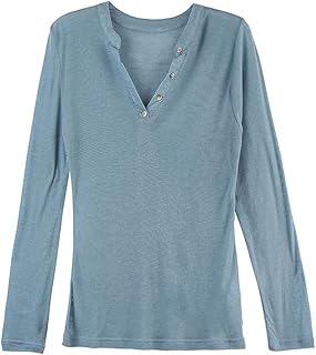 Trionn chemises à manches longues pour femmes, col de chemise en laine mélangée