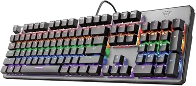 Trust gaming gxt 865 asta clavier mécanique qwerty + nederlandse toetsenbord - noir