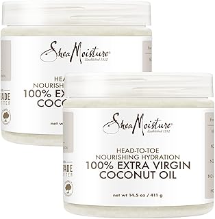 Huile de noix de coco extra vierge 100 % shea moisture de la tête