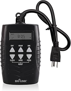 Bn-link 7 jours extérieur robuste programmable numérique bnd/u78, 125vac, 60hz, double sortie, résistant