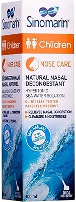 Spray décongestionnant nasal naturel sinomarin pour enfants - 100 ml