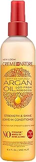 Revitalisant sans rinçage à l'huile d'argan strong & shine de creme of nature