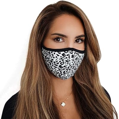 Masque facial lavable en coton de qualité supérieure maski, couvre-visage réutilisable avec boucles