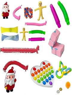 Toyland 24 pièces ensemble de jouets sensoriels anti-stress pour enfants pour soulager le stress
