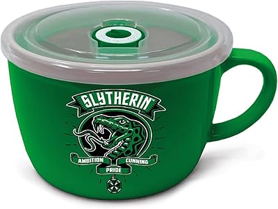 Tasse à soupe et collation harry potter, logo serpent serpentard, 60 cm 0