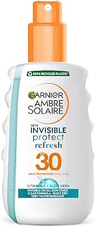 Garnier embre solaire clear protect cream spray, spf 30, 200 ml – Photo produit Dakar Sénégal – Livraison rapide Garnier embre solaire clear protect cream spray, spf 30, 200 ml. Diaytar : Des offres irrésistibles chaque jour