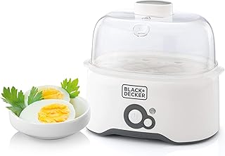 Cuiseur à œufs black & decker - blanc, 7 œufs, eg200-b5