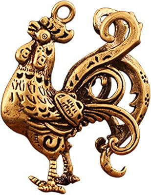 Figurine de coq sculpture rétro statue délicate ornement pour le bureau