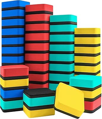 Mini gomme effaçable à sec carrée pour tableau blanc magnétique de nettoyage