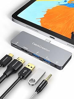Hub usb c pour ipad pro, câble de création adaptateur usb c ipad