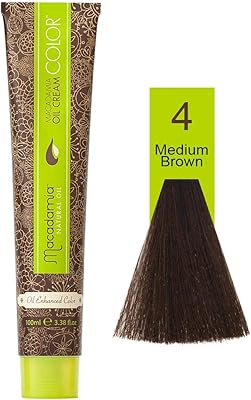 Teinture capillaire permanente naturelle macadamia - châtain moyen. Diaytar : Votre allié pour des achats malins et économiques