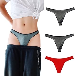 Jesifov string en coton pour hommes, sous-vêtements sexy sans couture, dos en t