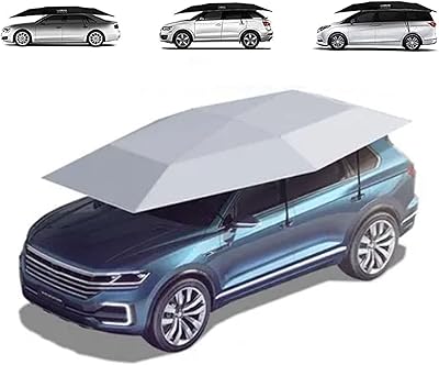 Auvent de voiture semi-automatique véhicule pliable mobile couverture de tente extérieure 210d
