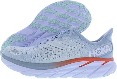 Chaussures de course hoka one one clifton 7 pour hommes, noir/blanc, 32,5 eu
