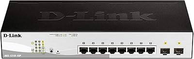 D-link, smart switch, 10 ports poe gigabit et 2 ports combo sfp