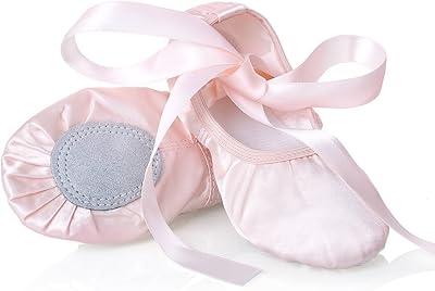 The white shop ballerines pour filles et femmes, chaussons d'entraînement de ballet