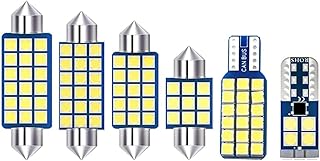 Kit d'éclairage de dôme de carte intérieure led blanc 11 pièces, pour toyota