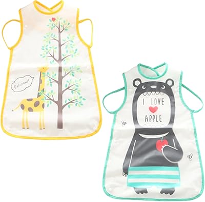 Bavoir imperméable à couverture complète pour bébé, bavoir réglable pour bébé - bavoir