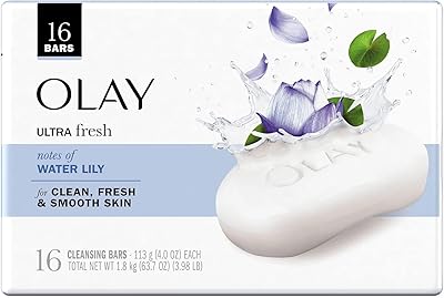 Savon nettoyant ultra frais olay, nénuphar, 4 onces (paquet de 16)