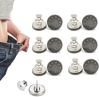 Épingles à boutons pour pantalons, épingles à boutons réglables pour jeans, bouton