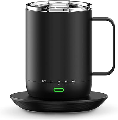 Tasse intelligente fsito s3 pro avec couvercle de contrôle de la température