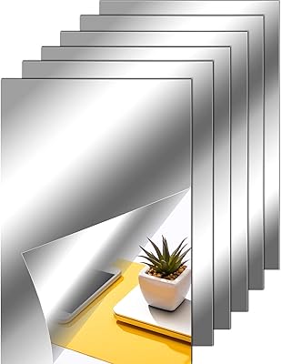 Panneaux de miroir flexibles auto-adhésifs sans verre pour la décoration murale de la maison