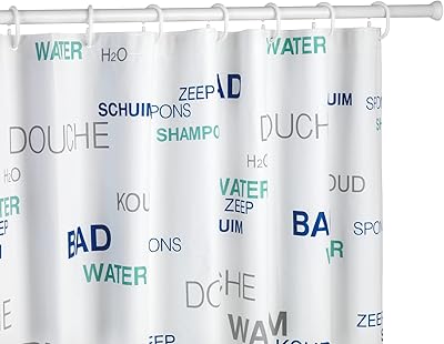 Winko, tringle de douche télescopique en aluminium, support de rideau de douche extensible