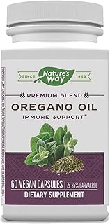 Mélange d'huile d'origan de qualité supérieure nature's way, soutien immunitaire*, végétalien, 60 capsules