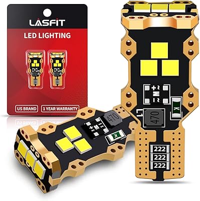 Ampoule de feu de recul led lasvet 921 912, t15 w16w 6000k xénon